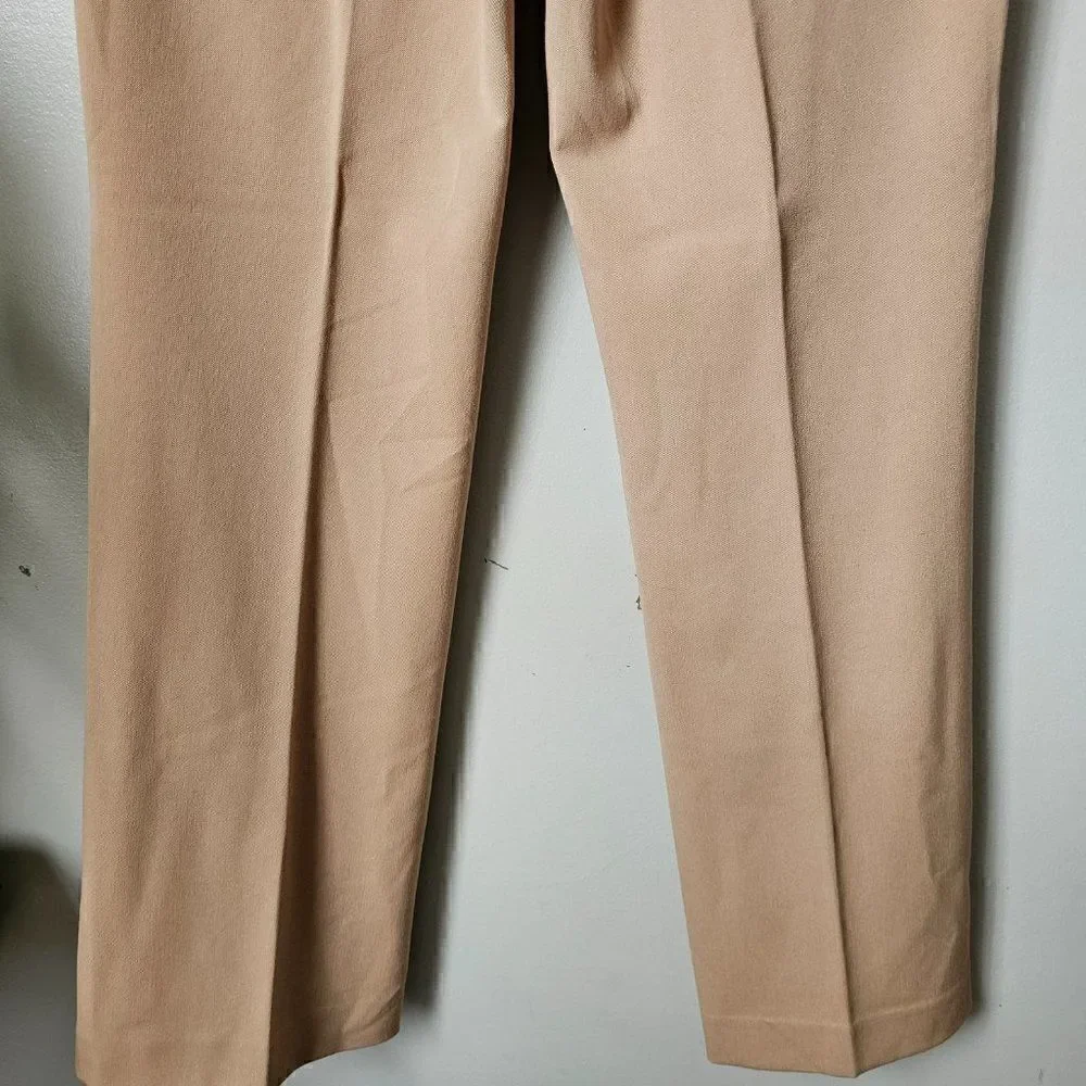 EUC LIKE NEW CHICO'S TAN STRAIGHT SOFT PANTS SIZE 0 / WOMENS SMALL